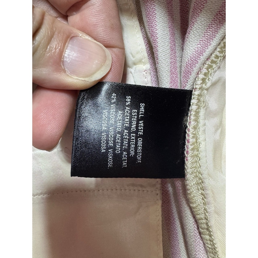 ett:twa by Anthropologie Womens Size US 14 Striped Pink Wide Leg‎ Pants NWT - Picture 5 of 11